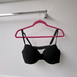 Black bathing suit top. Size xl. Pink by VS.